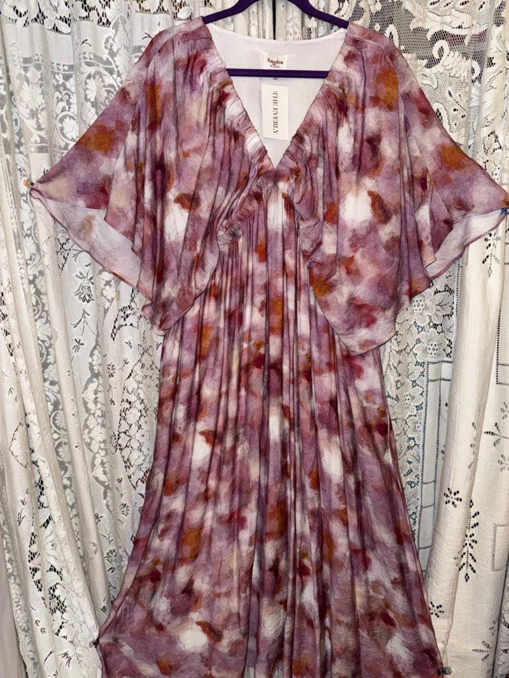 Hayden new Watercolor Midi Dress